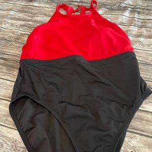 One piece bathing suit